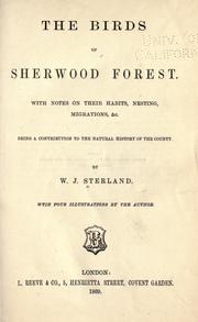 Sterland WJ The Birds of Sherwood Forest internet archive